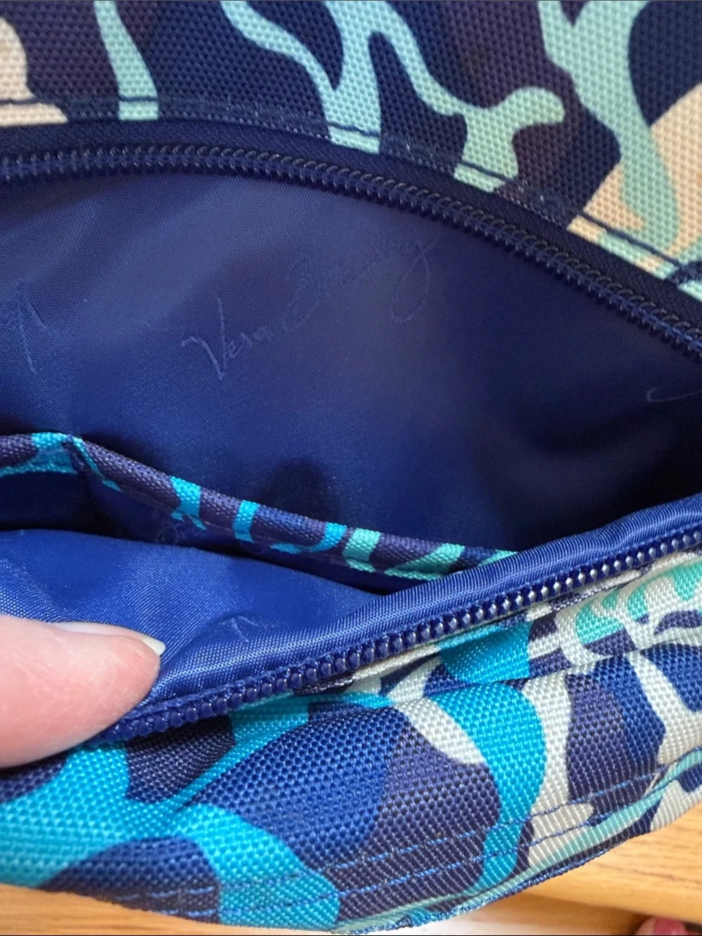 Vera Bradley Rolling Backpack in Katalina Blues